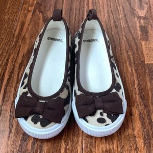 Gymboree leopard slip ons- size 10